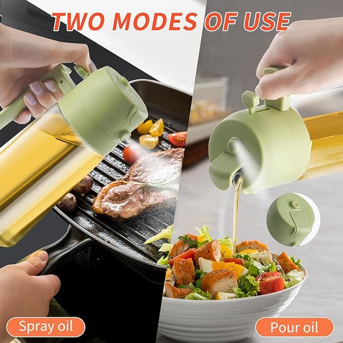 Glass Oil Sprayer and Dispenser Bottle