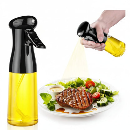 Oil Sprayer for Cooking, 210ml Glass Oil Dispenser Bottle Spray Mister