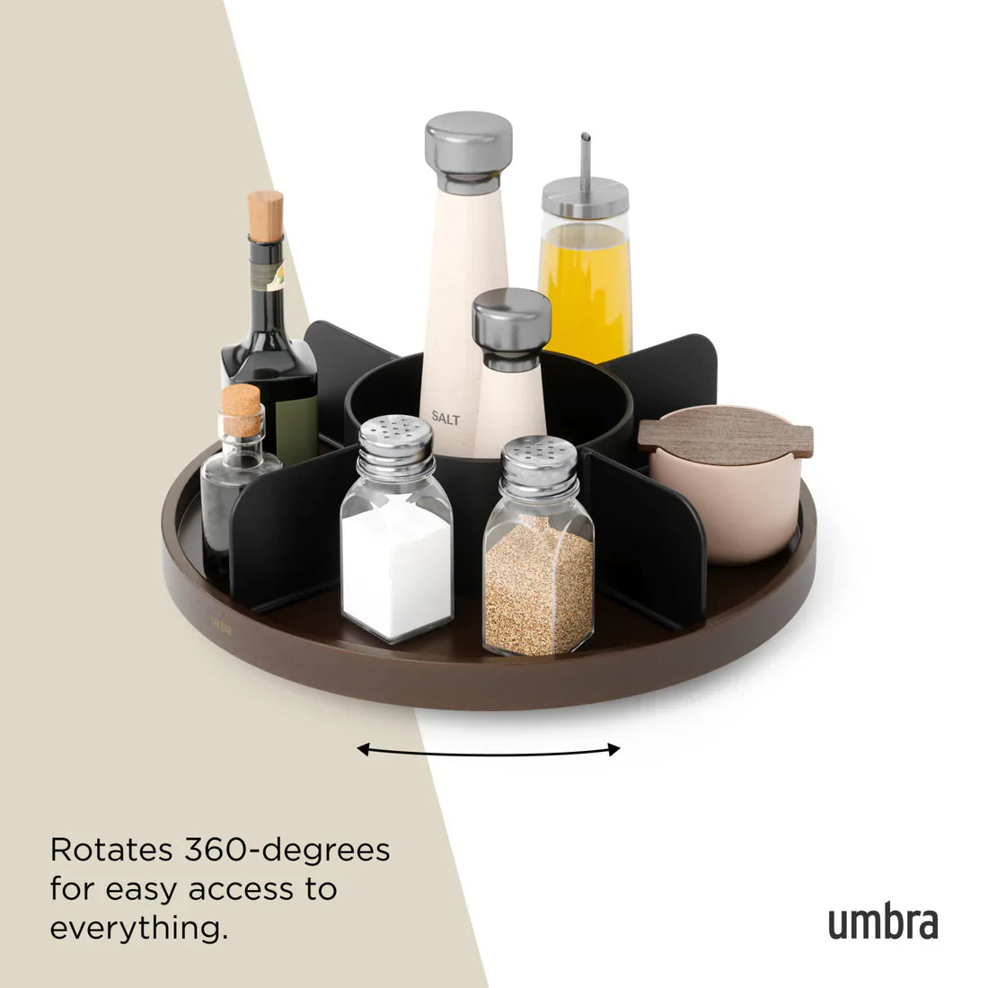 Bellwood Lazy Susan Divided