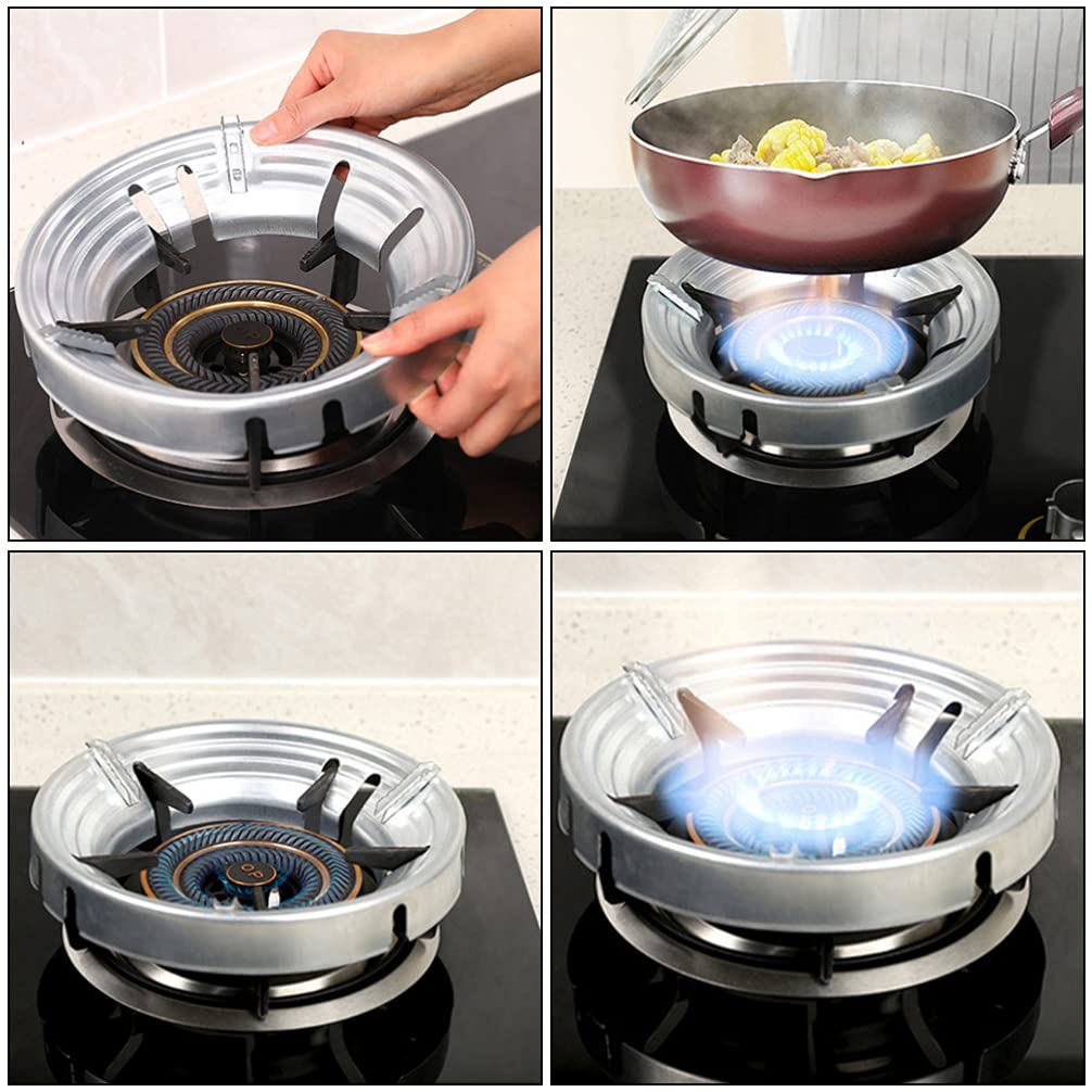 Metal Rack Windproof Gas Ring Stove Trivets Cooktop Range Pan Holder