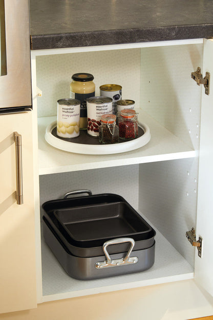 Copco White Lazy Susan Food Storage Solution-Various Sizes