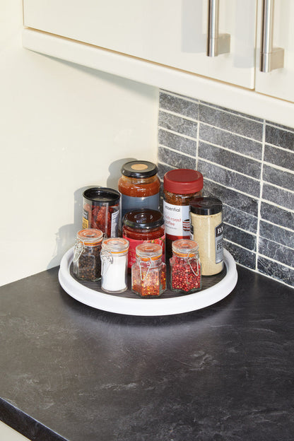 Copco White Lazy Susan Food Storage Solution-Various Sizes