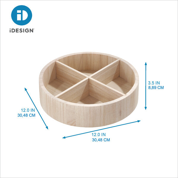 THE Divided Turntable with Removable Divider 12"